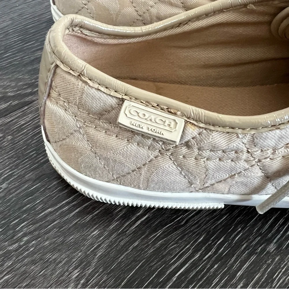 Coach Kalyn Signature Quilted Canvas Sneakers